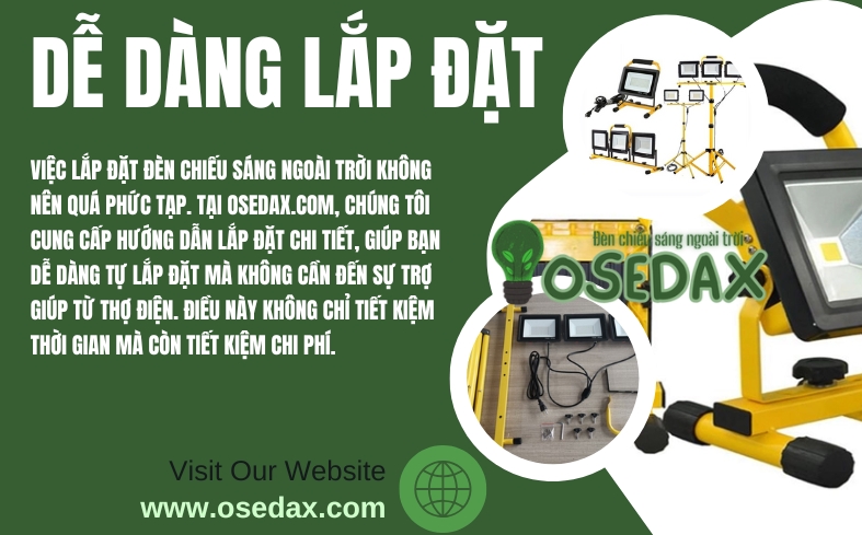 Giới Thiệu ĐÈN CHIẾU SÁNG NGOÀI TRỜI OSEDAX