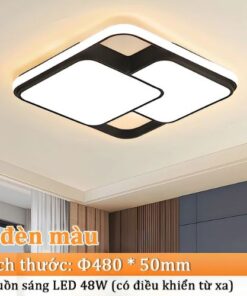 Đèn trần trang trí LED 3 màu phong cách hiện đại